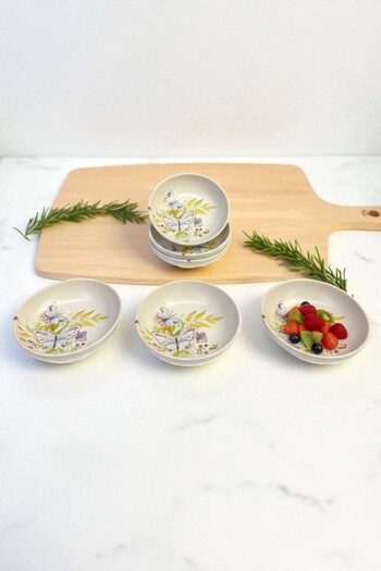 Keramika Bahar 13cm Breakfast / Snack Plate 6 Pieces