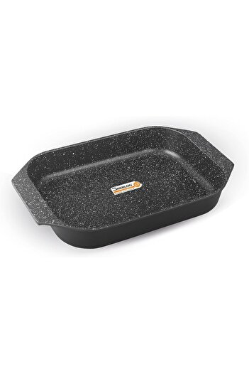 Muller Kitchen Die-Cast Aluminum Oven Tray 35cm 4.4L, Healthy German Nonstick Marble Coating, MK-3026