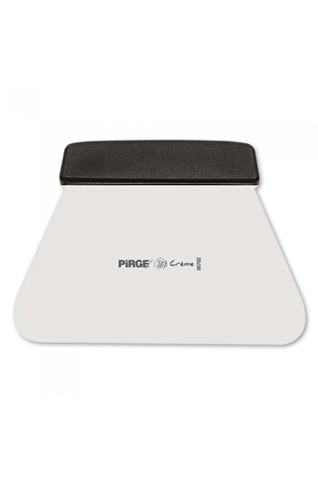 PİRGE Dough cutter scraper CREME, stainless steel blade 19x11.5cm, black handle