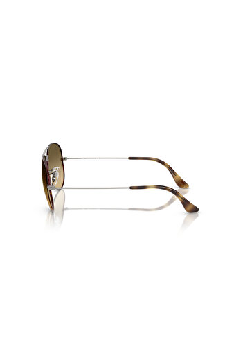 Ray-Ban Ray Ban Unisex Pilot Aviator Large Metal Sunglasses- Rb 3025 - Lense Size:62mm - Havana On Gunmetal