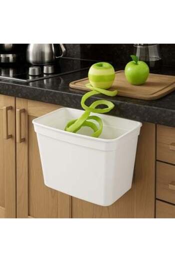 OEM Suspended Waste Bin from Plastic White 4 L