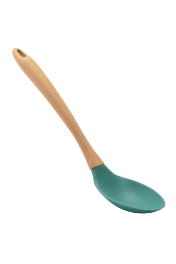 Perfect Home Silicone Spoon with Wooden Handle