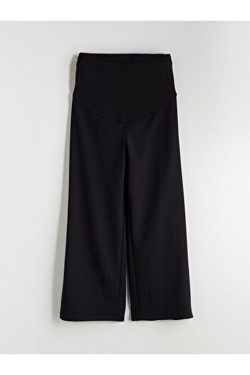 LC Waikiki Black Maternity Pants with Abdominal Panels