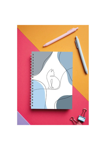 BULUT DİJİTAL Patily Notebook Series/School Notebook Striped /80 Sheets/18Cmx21Cm