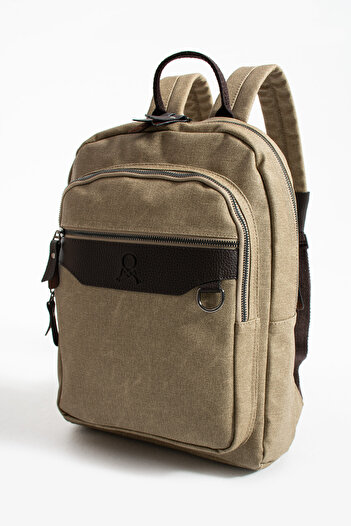 Çanta Trend Premium Canvas Fabric Backpack Business Bag 1St Class Quality Bag