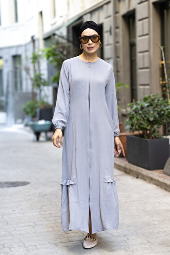 dilber fashion Layered Flowy Comfortable Fit Ferace