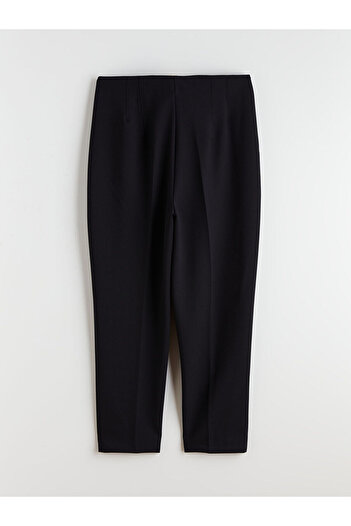 LC Waikiki Black High Waist Standard Fit Women's Trousers