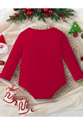 SHEIN bodysuit, red