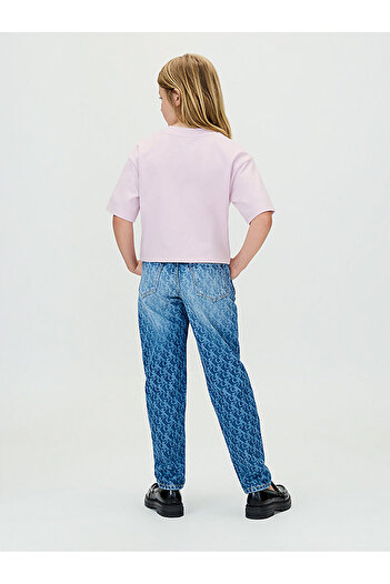Calvin Klein Girl's Towling Monologo T-Shirt