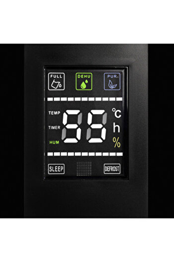 zola 2 in 1 dehumidifier and air purifier, 90 W, UV, 2L, 24h timer, remote control
