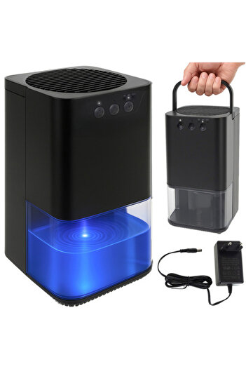 zola Air dehumidifier with RBG Led, 36 W, Peltier, 8/12/16h timer, 1400 ml tank, black
