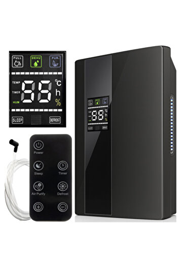 zola 2 in 1 dehumidifier and air purifier, 90 W, UV, 2L, 24h timer, remote control