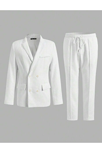 SHEIN MANFINITY set, white