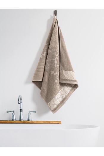 Karna Home Cotton Single Towel Jacquard Karna Premium Sıbell - 50 X 90