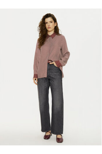 Tommy Hilfiger Women's Shirt WW0WW44036 Red