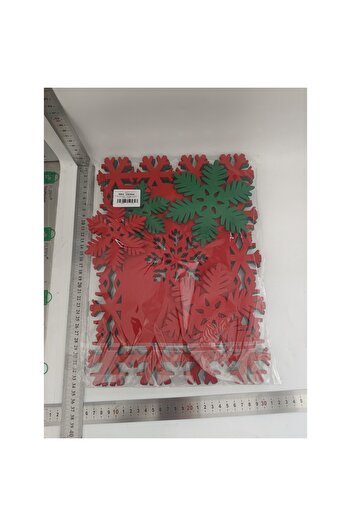 Flippy 12 Table Napkins, Cup/Cutlery Holders, Flippy, 4 Cup/Cup Holders 13x15 cm, 9.3x10.5 cm, Green-Red
