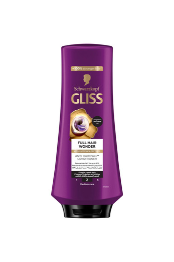 Schwarzkopf Gliss Conditioner Full & Wind, 360ML