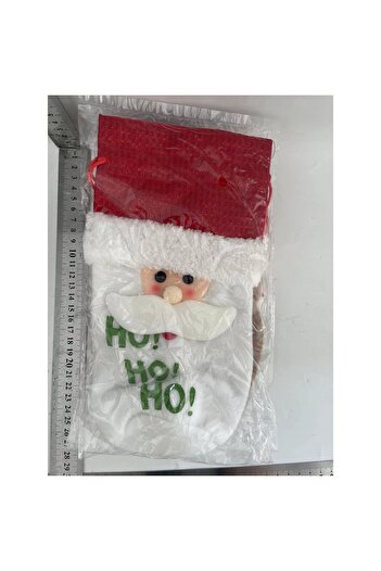 Flippy Christmas Bag Drink Bottle, Flippy, Santa Claus, Christmas Party, 13x28 cm, Red