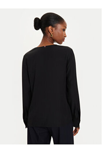 Tommy Hilfiger Women's Blouse WW0WW43364 Black