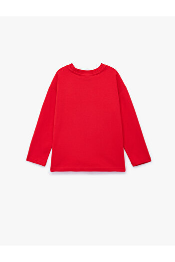 Koton Cotton Long Sleeve Ataturk Printed T-Shirt