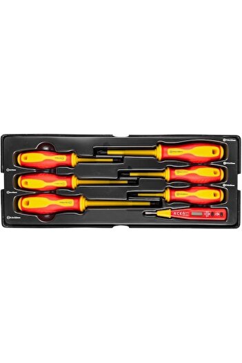 richmann exclusive Set of Insulated Screwdrivers with Magnetic Tips, TIP A Drawer Compatible,