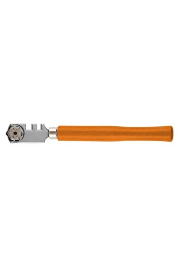 NEO Glass Cutter with Wooden Handle, 130 mm,