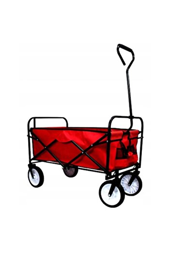 gardenline Garden Cart, Folding, Red, Max. 30 kg, 90x54x64 cm