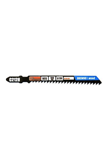 richmann Panza, lama, fierastrau pendular, pentru lemn, HCS, prindere tip T, 8 TPI, taiere rapida, set 5 buc,