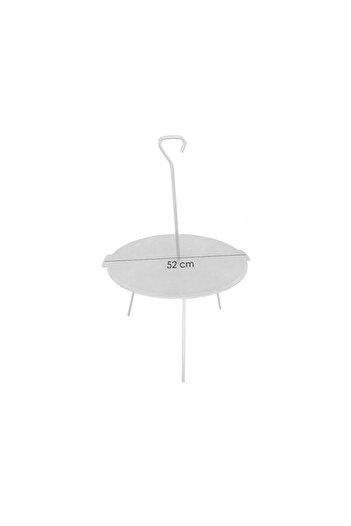 WEEKEND Cast Iron Grill Disc with Legs and Hanger, 52 cm, Premium
