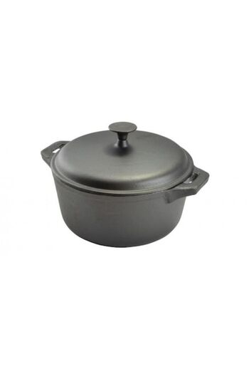 Perfect Home Cast Iron Pot with Lid, 4.2 L,