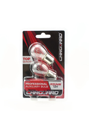 CarGuard Set of 2 P21/4W CarGuard car bulbs, 12 V