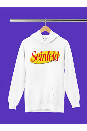 MAGORS Seinfeld Printed Cotton Long Sleeve Ribbed 3-Ply Hooded Sweatshirt