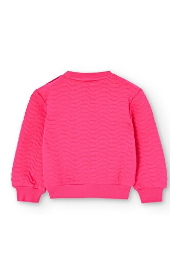 LC Waikiki Girl's Sweatshirt Dark Pink