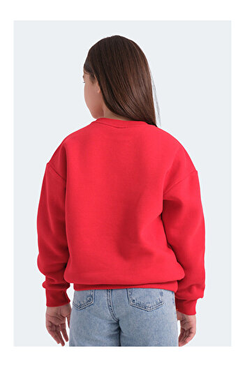 LC Waikiki Logan Girl's Sweatshirt Red