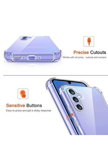 Fils Shockproof Crystal Clear Silicone Case for Samsung Galaxy A35 5G