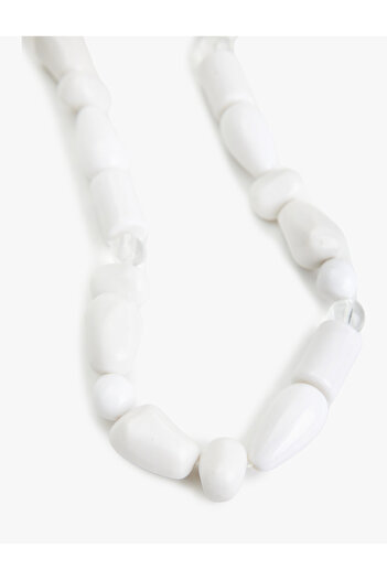 Koton Women's Natural Stone Look Necklace