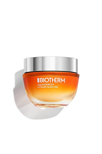 Biotherm Aquasource+ Vitamin Glow Gel, moisturizing gel with 2500mg Vitamin B3, Astaxanthin & Biotec