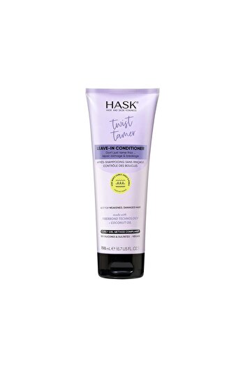 HASK Twist Tamer Leave-In Conditioner with FiberBond Technology & Coconut Oil