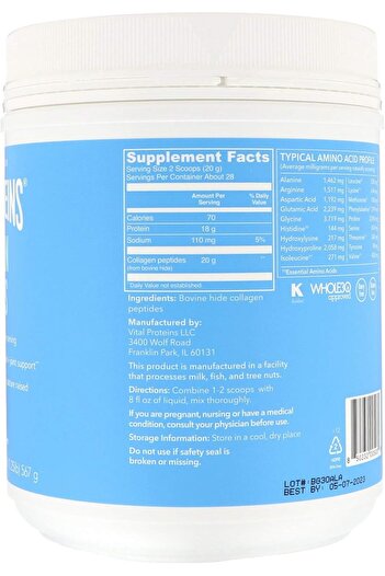Vital Proteins Collagen Peptides - 567g