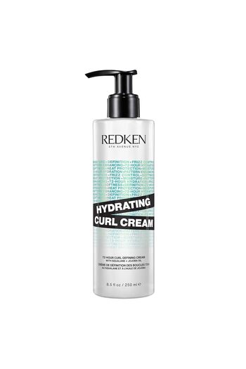 REDKEN Hydrating Curl Cream, Silicone-Free Curl Cream for Up to 72 Hours of Defined Moisturized Curl