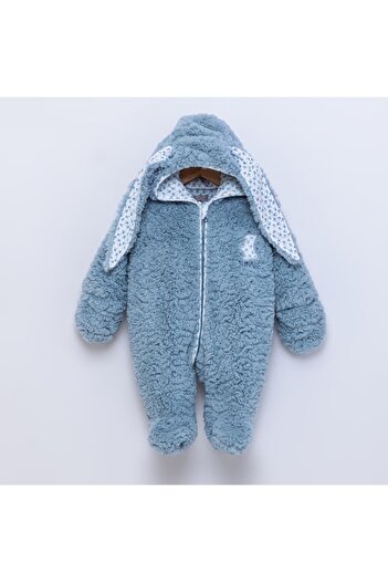 Babydola Babydoıla Winter Soft Gloved Baby Outerwear Jumpsuit