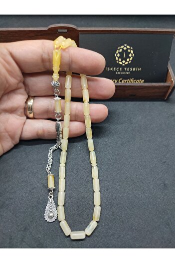 İskeçe Exclusive Silver Tassel with Wooden Gift Box 8.26 Gr. Kaliningrad Russian Rock Drop Certified 8554