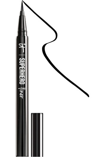 it cosmetics Superhero Liner - Black Liquid Eyeliner Pen - 24-Hour Waterproof Formula