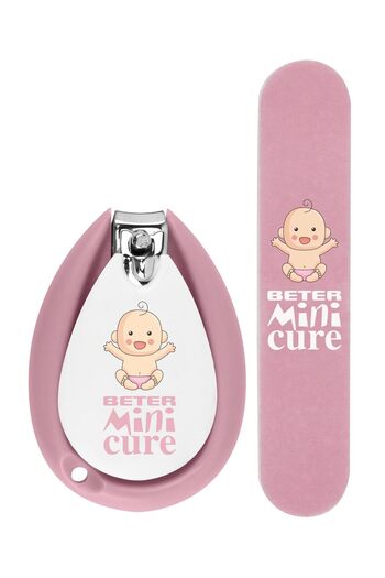 Beter Mini Cure Baby Nail Care Set Pink - Pack of 2, 110 g