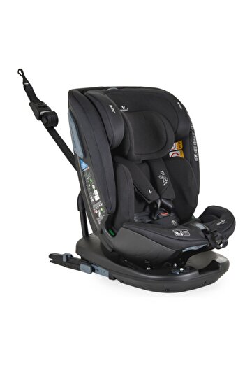 Cangaroo Car Seat 0-36 kg with Isofix Gravity Black, 360° Rotating Seat, Sleep Position, Side Impac