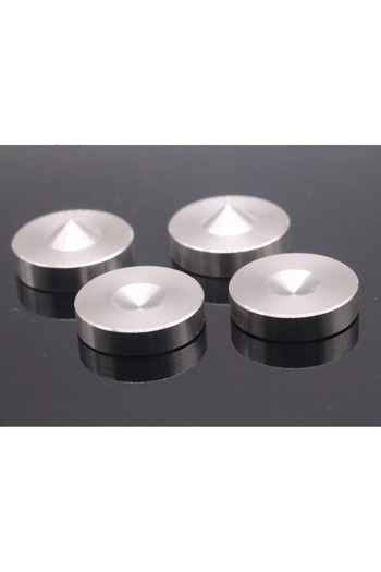 No branded XSSH YSJ2 Premium Spikes (4), Stainless Anti-Vibration Feet for Speakers/Amps, Silver