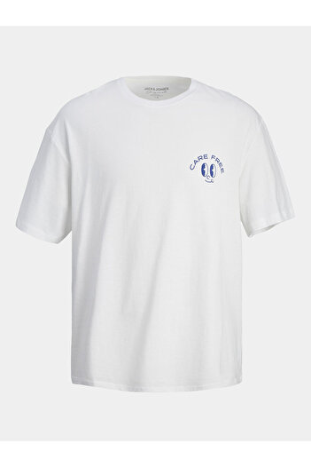Jack & Jones Ανδρικό T-Shirt Jack Jones 12256926 Λευκό