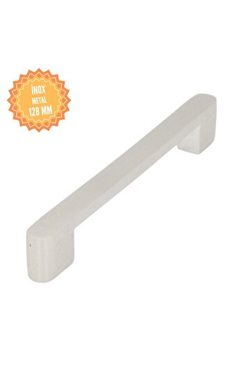 KOÇSAN Asel Inox 128 mm Handle Luxury Country Kitchen Furniture Cabinet Drawer Handle