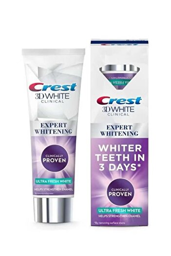 CREST EXPERT WHITENING WHITER TEETH IN 3DAYS* ULTRA FRESH WHITE 75 ML