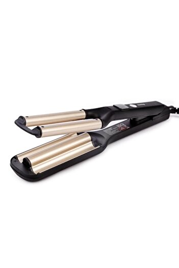 Huslog Hair Wave Curler Huslog, with Display, Adjustable Plates, 200 Degrees, Black